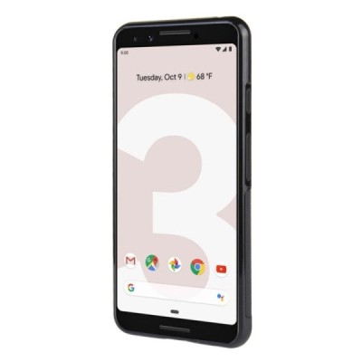 Google Pixel 3 „Deluxe Hybrid“ zils ādas apvalks | Vacins.lv