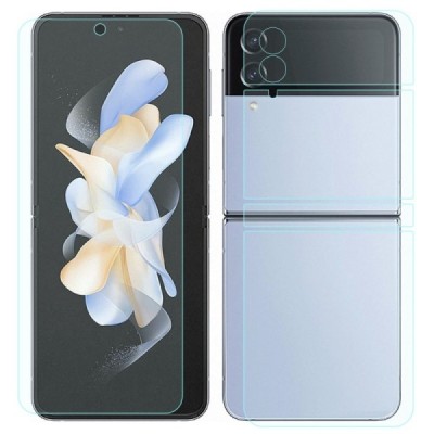 Samsung Galaxy Z Flip4 (F721) aizsargplēves ekrānam un aizmugurējai daļai - dzidras | Vacins.lv