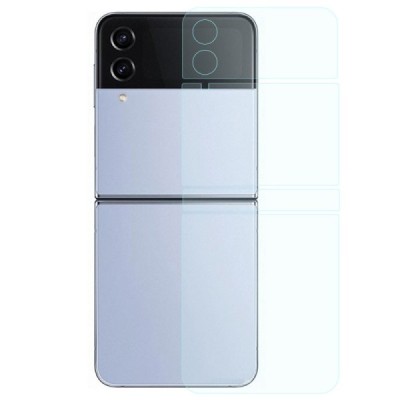Samsung Galaxy Z Flip4 (F721) aizsargplēves ekrānam un aizmugurējai daļai - dzidras | Vacins.lv