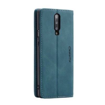 OnePlus 7 Pro CaseMe Retro открываемый зелёный кожаный чехол - книжка | Vacins.lv