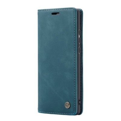 Samsung Galaxy A70 (A705F) CaseMe Retro открываемый зелёный кожаный чехол - книжка | Vacins.lv