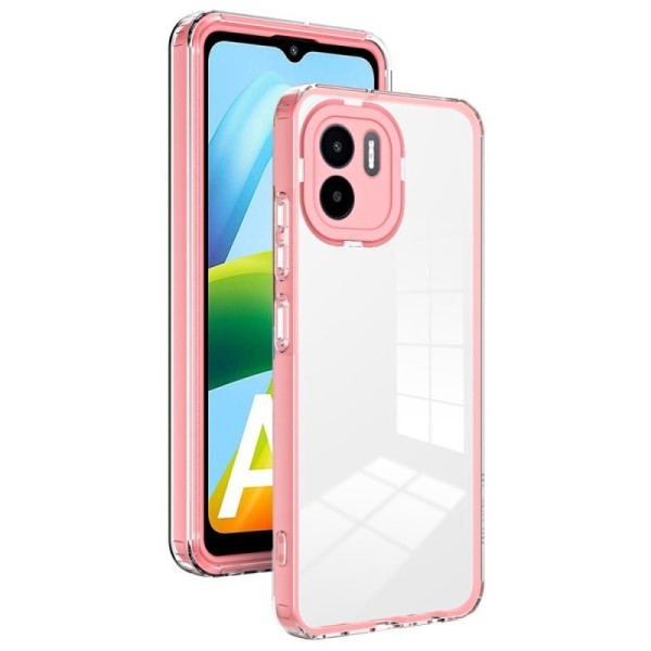„Candy“ твердый силиконовый (TPU) чехол - прозрачный/розовый (Redmi A2 / A1)