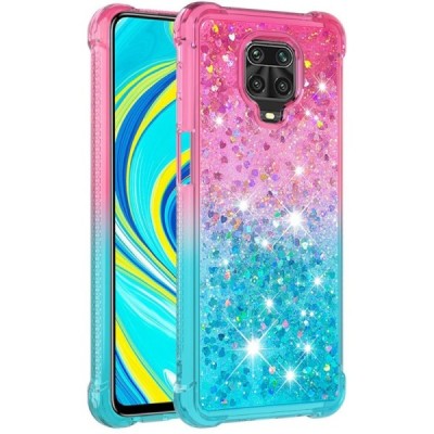 Xiaomi Redmi Note 9 Pro Shine cieta silikona (TPU) piparmētru rozs apvalks | Vacins.lv