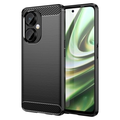 OnePlus Nord CE 3 Lite 5G „Carbon“ cieta silikona (TPU) melns vāciņš | Vacins.lv