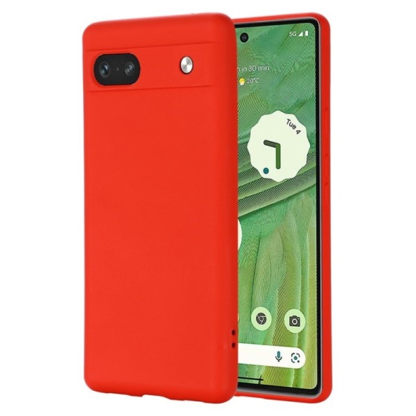 Твердый силиконовый чехол (TPU) „Shell“ - красный (Pixel 7A)