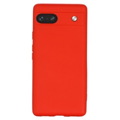 Google Pixel 7A Shell (TPU) твердый силиконовый чехол - красный | Vacins.lv