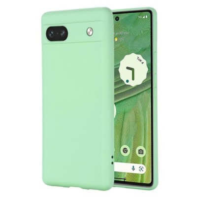 Google Pixel 7A Shell (TPU) твердый силиконовый чехол - зелёный | Vacins.lv