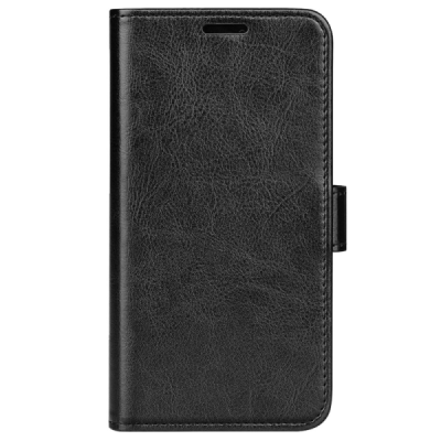 Nokia G22 atvēramais ādas melns maciņš (maks) | Vacins.lv