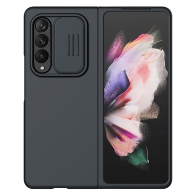 Samsung Galaxy Z Fold3 5G (F926B) „Nillkin“ CamShield Silky melns apvalks | vacins.lv