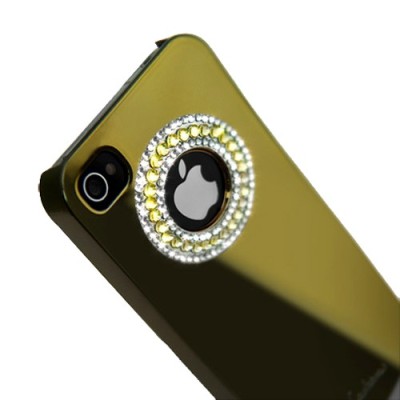 „Leshine“ auksinis Apple iPhone 4S dėklas - širdelės (dėkliukas, nugarėlė) / Priedai.lt