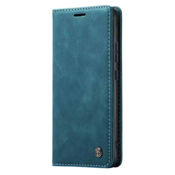 Кожиный чехол-книжка „CaseMe“ Retro - зелёный (Redmi 12C / 11A)