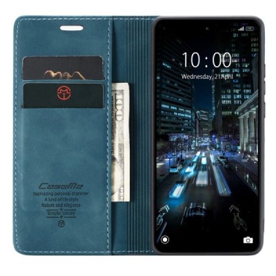 Xiaomi Redmi 12C (11A) CaseMe Retro открываемый зелёный кожаный чехол - книжка | Vacins.lv