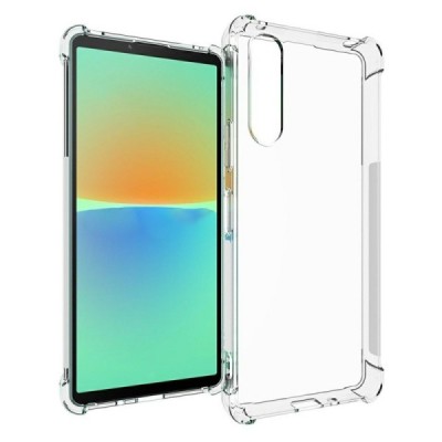 Усиленный твердый силиконовый чехол Sony Xperia 10 V (TPU) - прозрачный | Vacins.lv