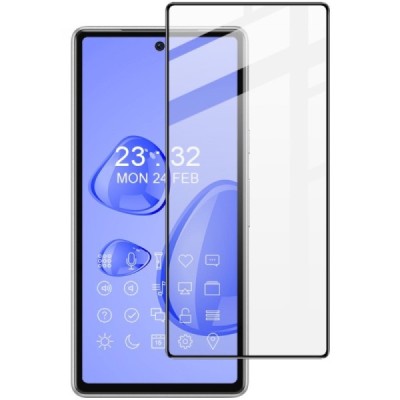 Google Pixel 7A „Imak“ Tempered Glass melns ekrāna aizsargstikls | Vacins.lv