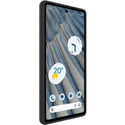 Google Pixel 7A „Imak“ cieta silikona (TPU) melns apvalks | vacins.lv
