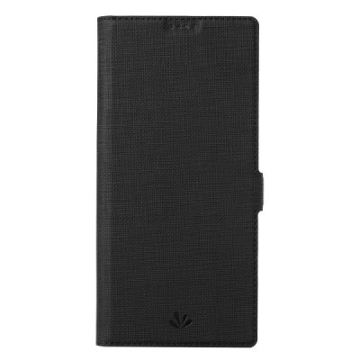 Google Pixel 7A „Vili“ черный кожаный чехол-книжка | Vacins.lv