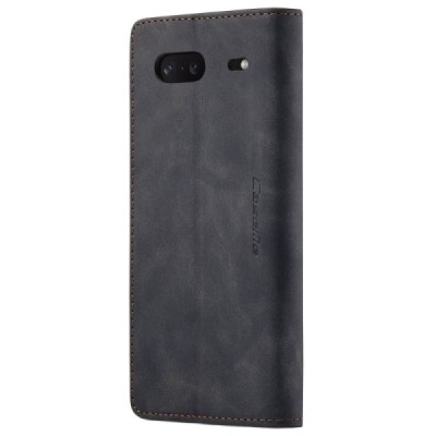 Google Pixel 7 CaseMe Retro открываемый чёрный кожаный чехол - книжка | Vacins.lv