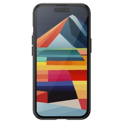 Твердый силиконовый чехол (TPU) для Apple iPhone 15 „Carbon“ - чёрный | Vacins.lv