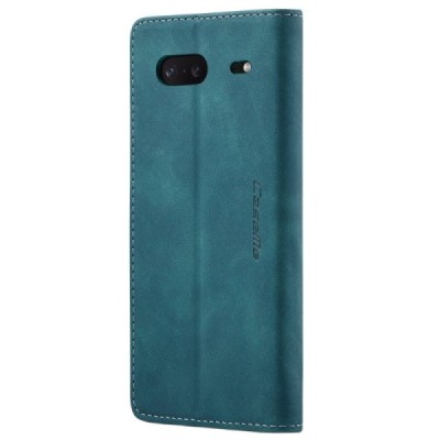 Google Pixel 7 CaseMe Retro открываемый зелёный кожаный чехол - книжка | Vacins.lv