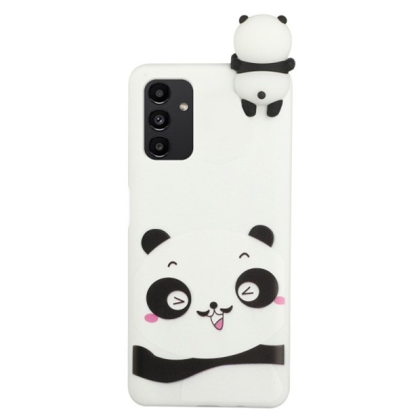 Твердый силиконовый чехол „Squezy“ Panda (TPU) - белый (Galaxy A14 5G)