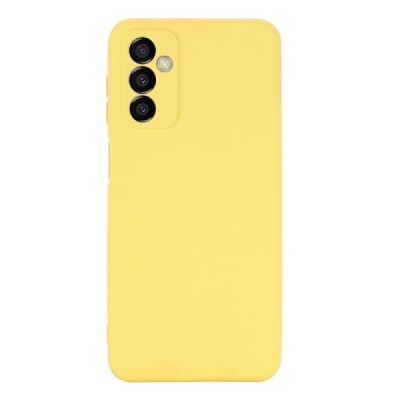 Samsung Galaxy M23 (SM-M236B, SM-E236B) „Shell“ cieta silikona (TPU) dzeltens apvalks | vacins.lv