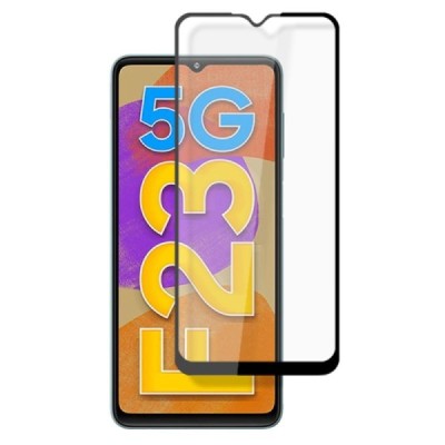 Samsung Galaxy M23 (SM-M236B, SM-E236B) Mocolo 2.5D Tempered Glass melns ekrāna aizsargstikls | Vacins.lv