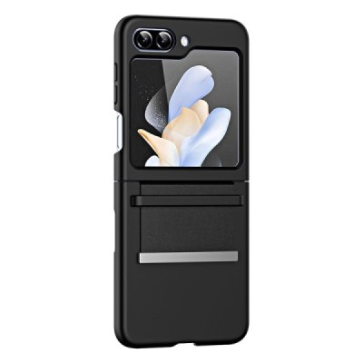 Samsung Galaxy Flip5 5G (SM-F731B) „Strap“ plastmasas melns apvalks | vacins.lv