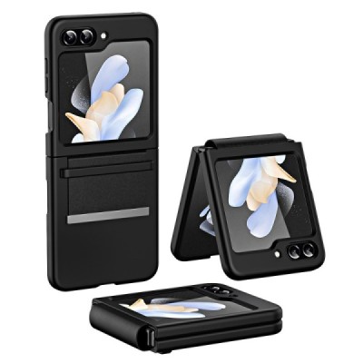 Samsung Galaxy Flip5 5G (SM-F731B) „Strap“ пластиковый чехол - чёрный | Vacins.lv