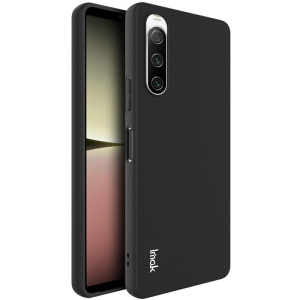 Противоударный твердый силиконовый чехол „Imak“ (TPU) - чёрный (Xperia 10 V)