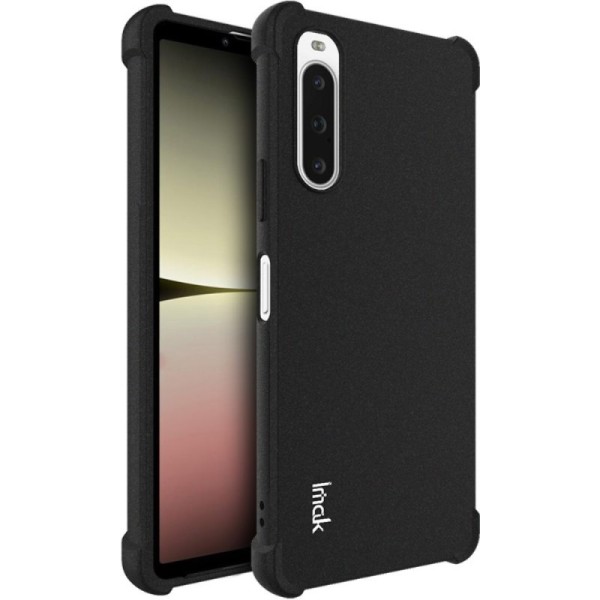 Противоударный твердый силиконовый чехол „Imak“ (TPU) - чёрный (Xperia 10 V)