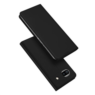 „Dux Ducis“ Skin Google Pixel 7A открываемый чёрный кожаный чехол - книжка | Vacins.lv