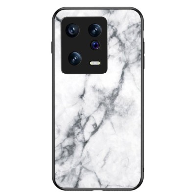 Xiaomi 13 „Marble“ (TPU) твердый силиконовый чехол - белый | Vacins.lv
