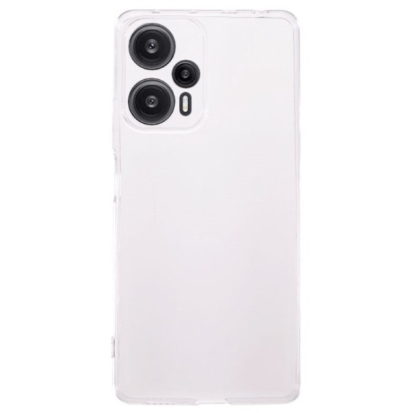 Твердый силиконовый чехол (TPU) - прозрачный (Redmi Note 12 Turbo / Poco F5 5G)