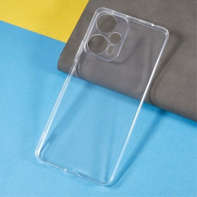 Xiaomi Redmi Note 12 Turbo (Poco F5 5G) (TPU) твердый силиконовый чехол (TPU) - прозрачный | Vacins.lv