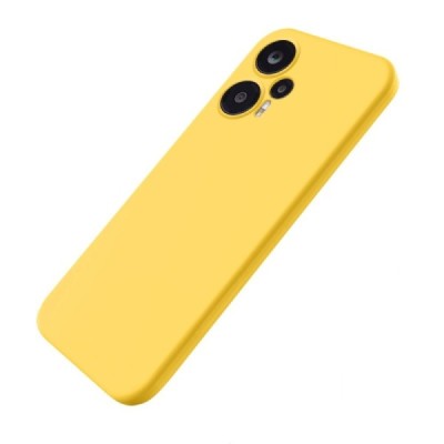 Xiaomi Redmi Note 12 Turbo (Poco F5 5G) „Shell“ cieta silikona (TPU) dzeltens apvalks | vacins.lv
