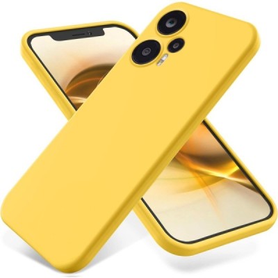 Xiaomi Redmi Note 12 Turbo (Poco F5 5G) Shell (TPU) твердый силиконовый чехол - жёлтый | Vacins.lv