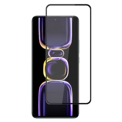 Xiaomi Poco F5 Pro Mocolo 2.5D Tempered Glass melns ekrāna aizsargstikls | Vacins.lv