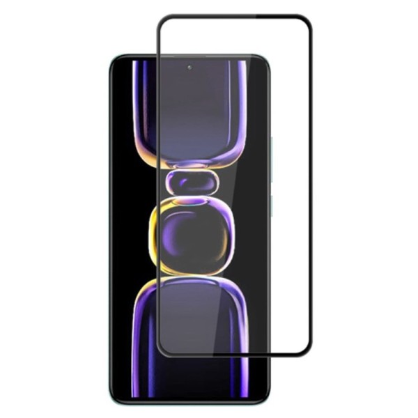 „Mocolo“ 2.5D Tempered Glass ekrāna aizsargstikls 0.26 mm - melns (Poco F5 Pro)