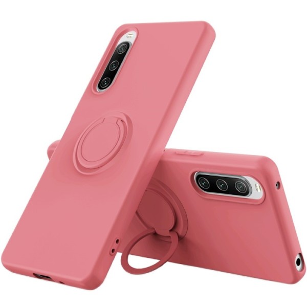 Чехол „Ring“ Kickstand (TPU) - красный (Xperia 10 V)