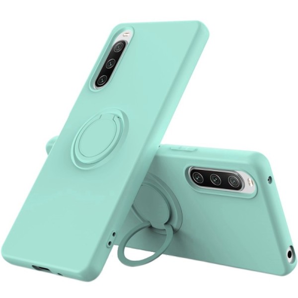 Чехол „Ring“ Kickstand (TPU) - мятный (Xperia 10 V)