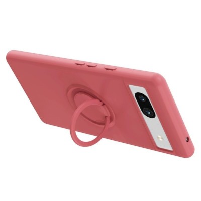 Твердый силиконовый чехол „Ring“ Kickstand (TPU) для Google Pixel 7A, красного цвета | Vacins.lv