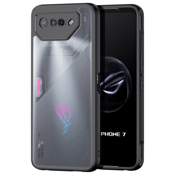 Чехол ''Dux Ducis'' Aimo — прозрачный/черный (Rog Phone 7)