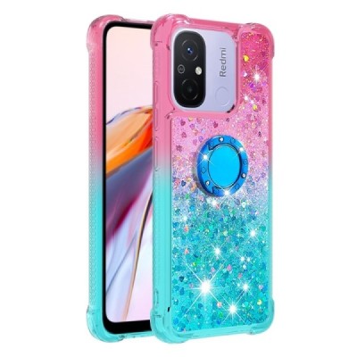 Xiaomi Redmi 12C (Redmi 11A) Shine Kickstand cieta silikona (TPU) piparmētru rozs apvalks | Vacins.lv