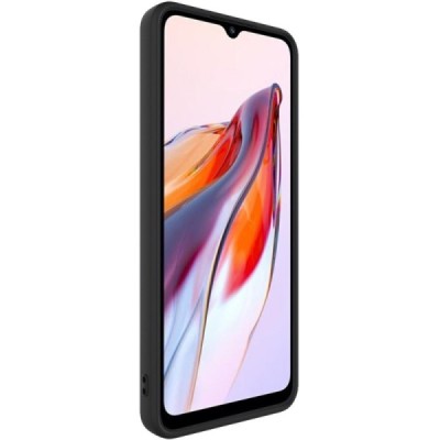 Xiaomi Redmi 12C „Imak“ cieta silikona (TPU) melns apvalks | vacins.lv