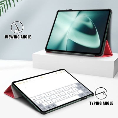 OnePlus Pad (Oppo Pad 2) atvēramais sarkans maciņš | Vacins.lv