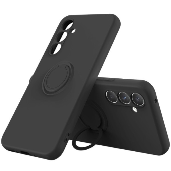 Чехол „Ring“ Kickstand (TPU) - черный (Galaxy A54)