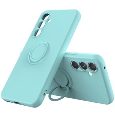 Samsung Galaxy A34 5G (SM-A346E) „Ring“ Kickstand (TPU) piparmētru apvalks | Vacins.lv