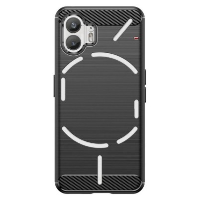 Твердый силиконовый чехол „Carbon“ (TPU) для Nothing Phone 2, серово цвета | Vacins.lv