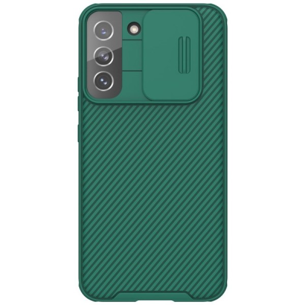 Чехол „Nillkin“ CamShield Pro - зеленый (Galaxy S22 5G)