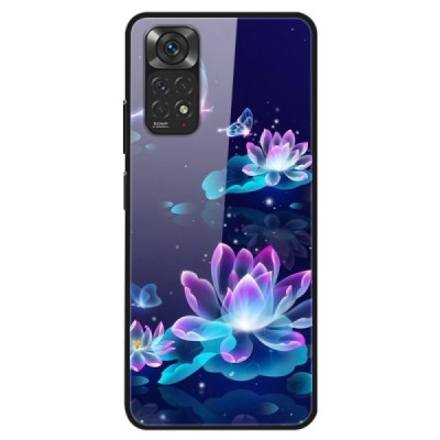 Xiaomi Redmi Note 11 Pro твердый силиконовый чехол „Marble“ TPU синего цвета | Vacins.lv